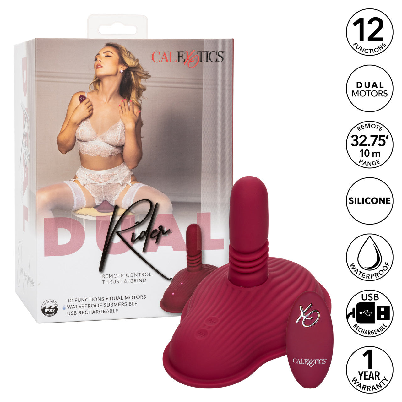 Red silicone thrusting and grinding massager with 12 vibration functions, remote control, ribbed design, and waterproof build.
Keywords: thrusting massager, remote control vibrator, waterproof thrusting toy, red silicone massager, 12 vibration functions, ribbed grinding vibrator, USB rechargeable massager, dual motor vibrator, self-love massager.