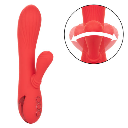 Swinging Teaser Heated Rechargeable Silicone Rabbit Vibrator | California Dreaming Palisades Passion