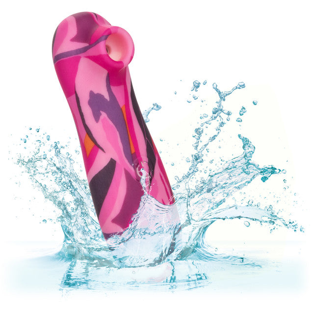 The Naughty Bits® Suck Buddy™ Playful Massager - 
Compact pink and orange clitoral massager with 10 vibration speeds, contoured teaser, and USB rechargeable waterproof design. 
Keywords: clitoral suction vibrator, Naughty Bits collection, compact clitoral toy, waterproof massager, USB rechargeable vibrator, 10-speed clitoral massager, pink and orange suction toy, phthalate-free massager, 