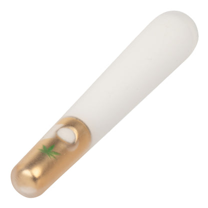 Naughty Bits Smoke Show Rechargeable Silicone Mini Joint Vibrator - Multicolor Compact joint-shaped vibrator with 10 vibration functions, body-safe silicone, waterproof design, and USB rechargeability.
Keywords: Smoke Show mini vibe, Naughty Bits vibrator, cannabis-inspired massager, joint-shaped vibe, waterproof silicone vibrator, rechargeable mini vibrator, 10 vibration functions, compact sex toy, playful adult toy, kush-themed vibrator. 