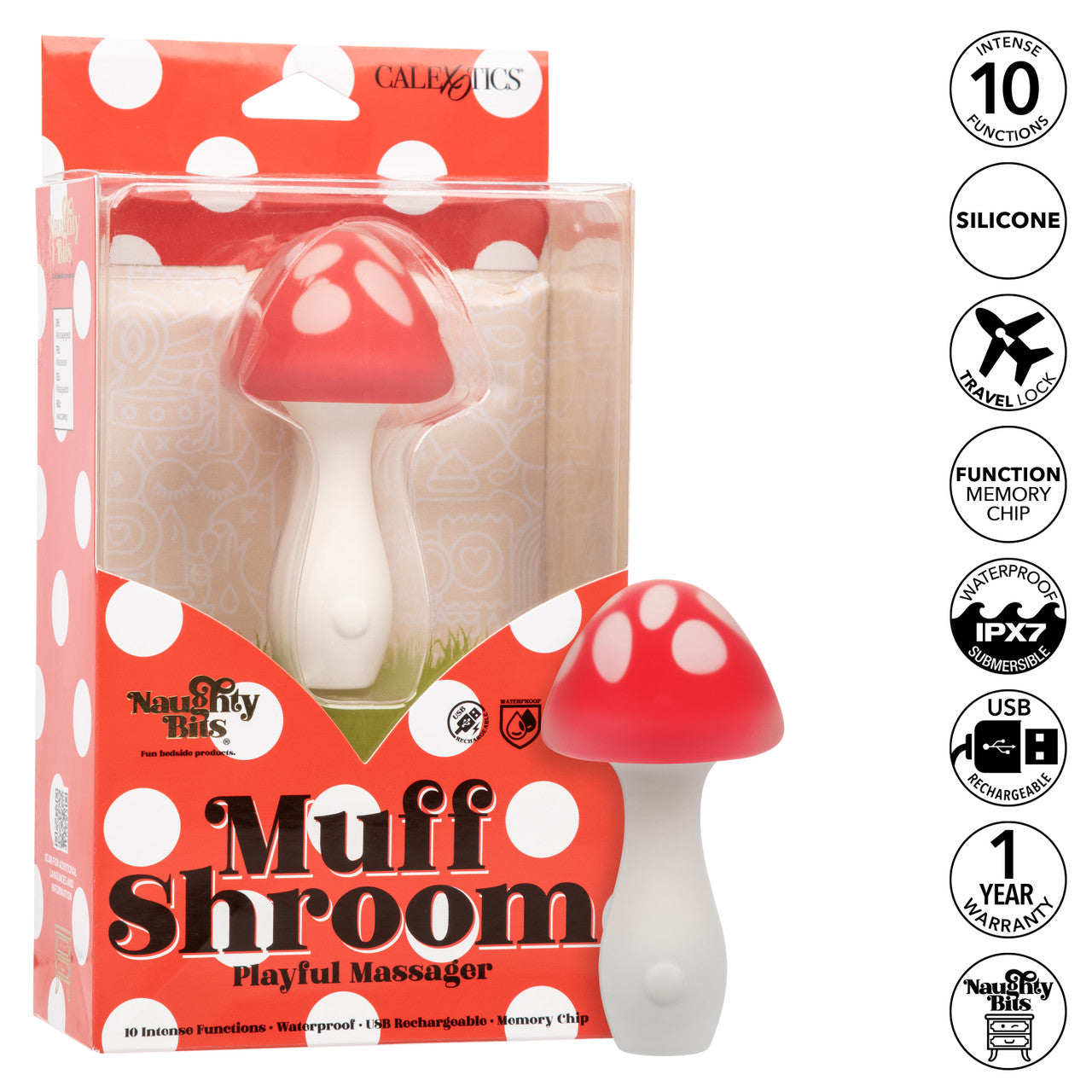 Colorful mushroom-shaped massager with 10 vibration functions, waterproof silicone, and rechargeable design.
Keywords: Colorful mushroom-shaped massager with 10 vibration functions, waterproof silicone, and rechargeable design.