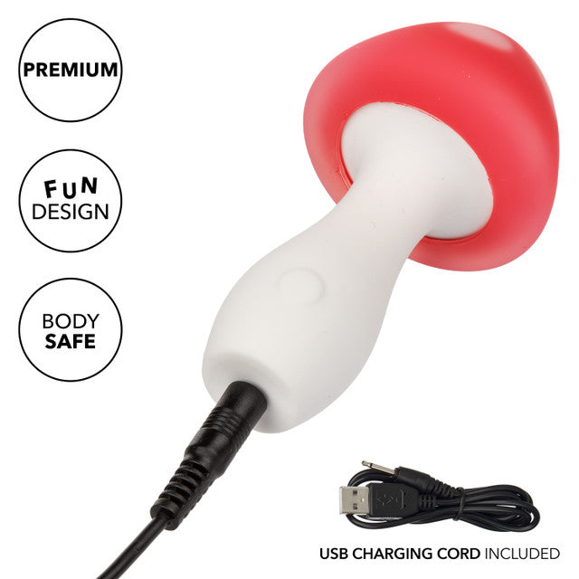 Colorful mushroom-shaped massager with 10 vibration functions, waterproof silicone, and rechargeable design.
Keywords: Colorful mushroom-shaped massager with 10 vibration functions, waterproof silicone, and rechargeable design.