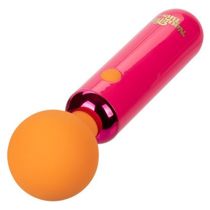 Naughty Bits Home Cumming Queen Rechargeable Silicone Vibrating Wand - Pink vibrating wand with flexible silicone head, 10 vibration functions, waterproof design, and USB rechargeable.
Keywords: silicone vibrating wand, Naughty Bits collection, pink waterproof vibrator, flexible head massager, 10-function wand, USB rechargeable vibrator, phthalate-free massager, personal massager wand, bold pink vibrator.