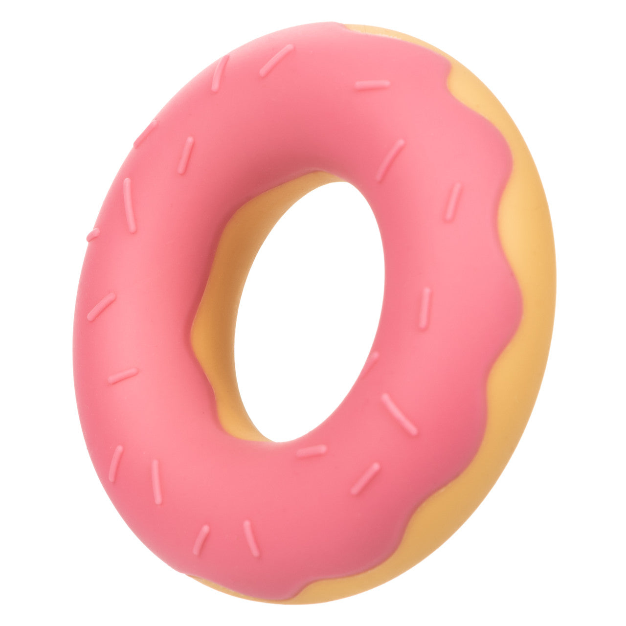 Naughty Bits Dickin' Donuts Silicone Donut Cock Ring
Pink silicone donut-shaped cock ring for enhanced stamina, sensitivity, and erection support, part of the Naughty Bits collection.
Keywords: silicone cock ring, donut-shaped cock ring, Naughty Bits collection, pink penis ring, waterproof cock ring, phthalate-free cock ring, erection support ring, playful cock ring, stamina-enhancing ring.