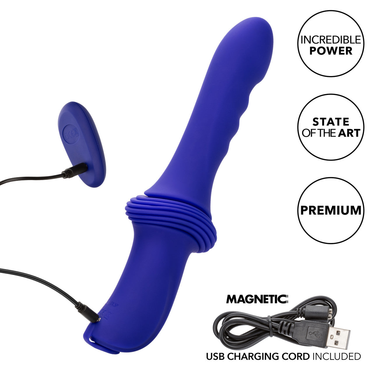 Ridged purple thrusting sex machine with 10 speeds, 5 thrusting levels, and hands-free suction cup.
Keywords: Overdrive sex machine, remote control thruster, ridged silicone shaft, vibrating sex machine, hands-free suction cup, rechargeable sex machine, thrusting vibrator, customizable pleasure machine, 10 speeds and 5 functions, luxury sex toy.