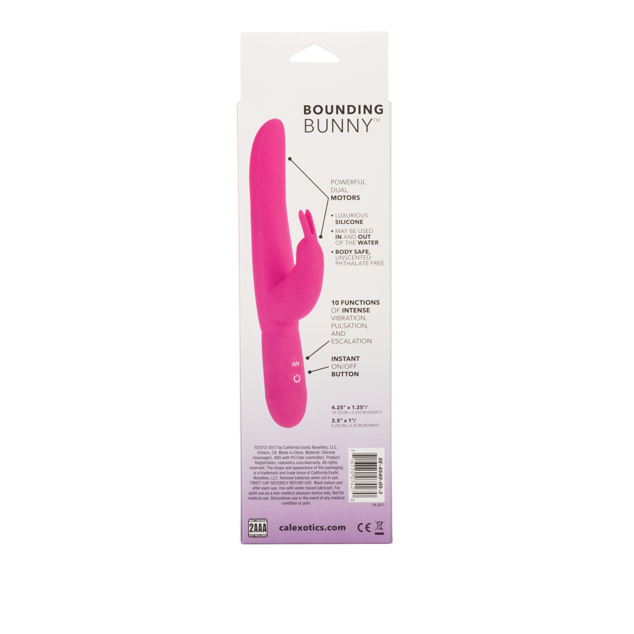 Posh 10-Function Bounding Bunny in pink or purple, featuring dual motors, 10 vibration modes, seamless silicone design, and waterproof functionality.
pink bunny vibrator, purple bunny vibrator, dual motor vibrator, 10-function stimulator, clit-teasing bunny, slim silicone vibrator, waterproof bunny vibrator, premium silicone massager, AAA battery vibrator.