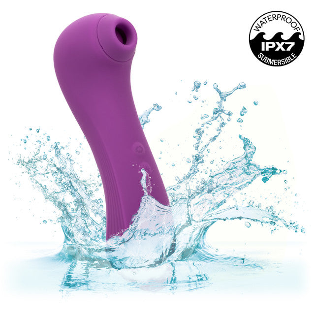 Purple dual-ended pleasure wand with 10 suction functions, 10 vibration speeds, and waterproof silicone design.
Keywords: dual pleasure wand, Couture Collection, silicone massager, waterproof vibrator, suction and vibration toy, USB rechargeable wand, luxury adult toy, customizable massager, IPX7 waterproof, dual-ended wand