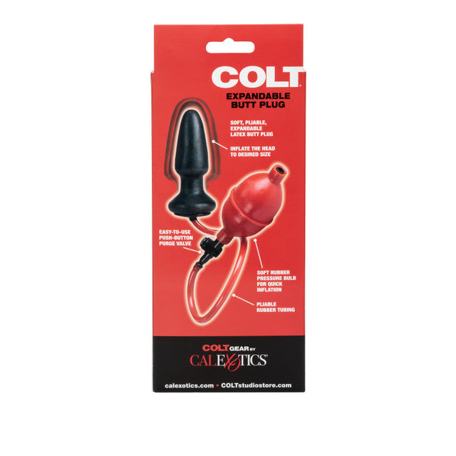 COLT Expandable Butt Plug, inflatable latex design, with squeeze bulb and quick-release valve.

inflatable anal plug, latex butt plug, expandable plug for anal play, waterproof butt plug, anal toy for fullness, COLT anal plug, customizable anal plug, phthalate-free butt plug, beginner inflatable plug.