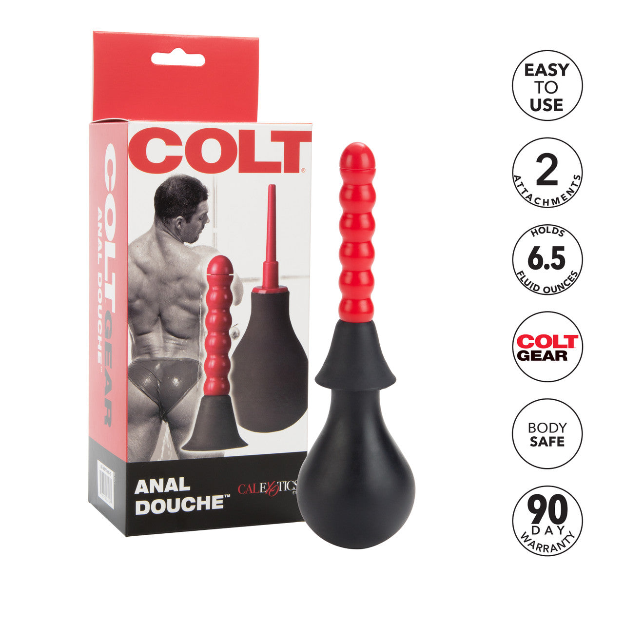 COLT® Anal Douche with 2 Attachments | CalExotics