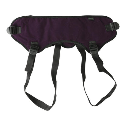 Lush Purple Velvet Strap-On Harness | Sportsheets