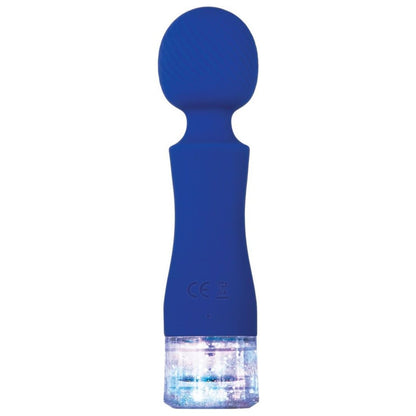 Petite glitter wand vibrator with 10 speeds, grooved silicone head, and sparkly waterproof design.

glitter wand vibrator, petite wand vibrator, 10-speed wand vibe, rechargeable clitoral vibrator, waterproof wand vibrator, glitter handle sex toy, phthalate-free vibrator, silicone wand vibrator, LED wand vibe, submersible vibrator, magical wand sex toy.