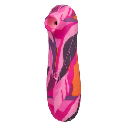 The Naughty Bits® Suck Buddy™ Playful Massager - 
Compact pink and orange clitoral massager with 10 vibration speeds, contoured teaser, and USB rechargeable waterproof design. 
Keywords: clitoral suction vibrator, Naughty Bits collection, compact clitoral toy, waterproof massager, USB rechargeable vibrator, 10-speed clitoral massager, pink and orange suction toy, phthalate-free massager, 