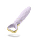 A chic, heart-shaped vibrator with 10 vibration modes, a tapered tip, and a gold-accented handle. Made from soft silicone, it’s splashproof, USB rechargeable, and compact for travel. 
Keywords: Delice vibrator, heart-shaped handle, chic vibrator, Puria silicone, UltraSilk finish, splashproof vibrator, USB rechargeable, travel-friendly vibrator, 10 vibration modes, compact vibrator, body-safe silicone, giftable vibrator