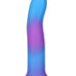 Glow-in-the-dark silicone dildos in vibrant blue, pink, and green colors with a bendable design and strong suction base. Keywords: glow-in-the-dark dildo, bendable silicone dong, vibrant sex toys, strong suction base dildo, harness-compatible toys, premium silicone dildos, rave-themed adult toys, colorful sex toys, party-themed dildos, bonus PowerBullet included.