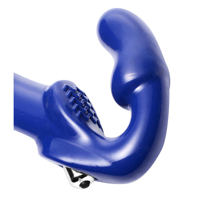 Revolver II Blue Vibrating Strapless Strap-On | Strap U