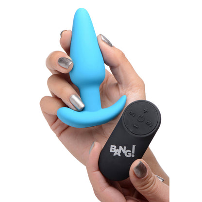 21x Vibrating Silicone Rechargeable Butt Plug with Remote Control | Bang!