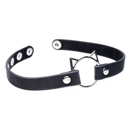 Kinky Kitty Adjustable Vegan Leather Nickel-Free Choker | Master Series