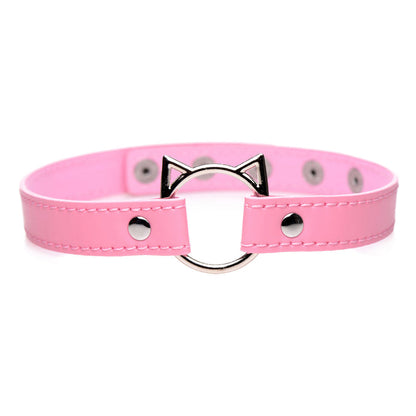 Kinky Kitty Adjustable Vegan Leather Nickel-Free Choker | Master Series