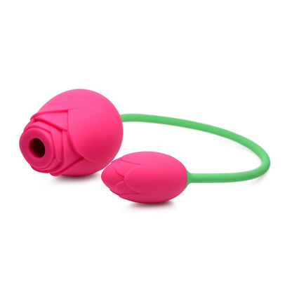 Bloomgasm Sucking Rose + Rosette Duet Air Pulse G-Spot Vibrator | Inmi