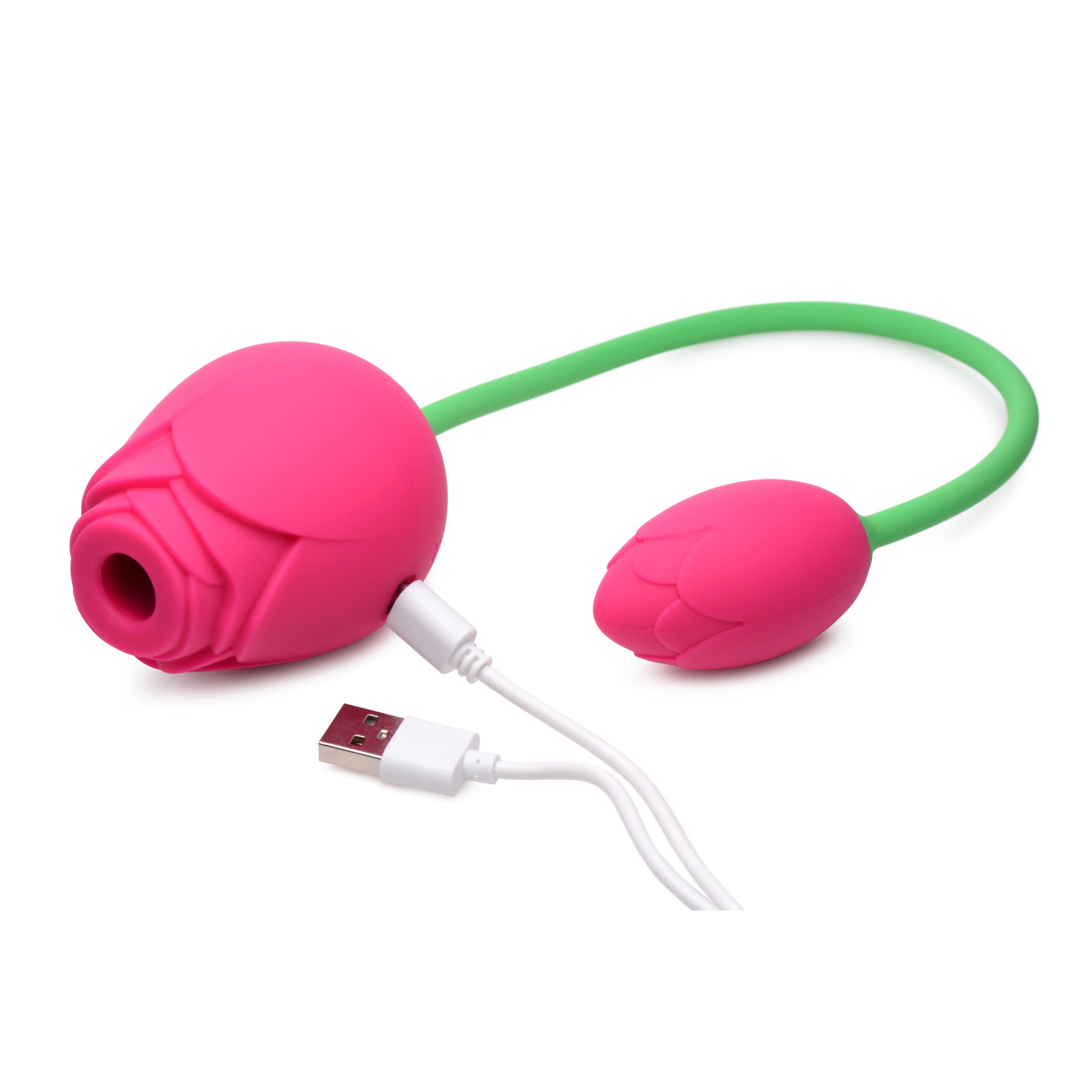 Bloomgasm Sucking Rose + Rosette Duet Air Pulse G-Spot Vibrator | Inmi