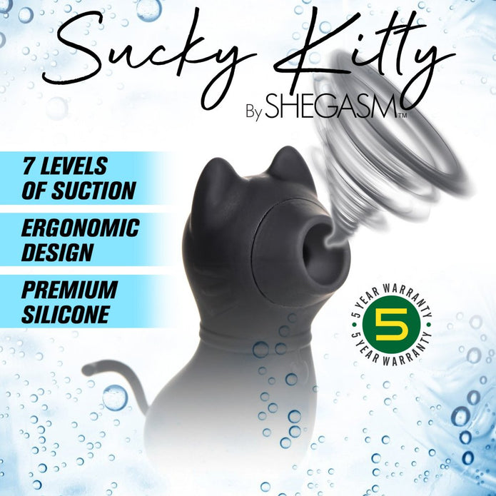 Sucky Kitty Silicone Air Pulse Clitoral Suction Stimulator | Shegasm