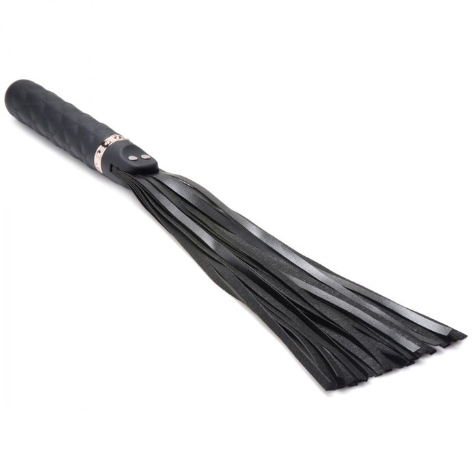 Vibra-Lasher 9x Vibrating Silicone Dildo Flogger ♥ Master Series