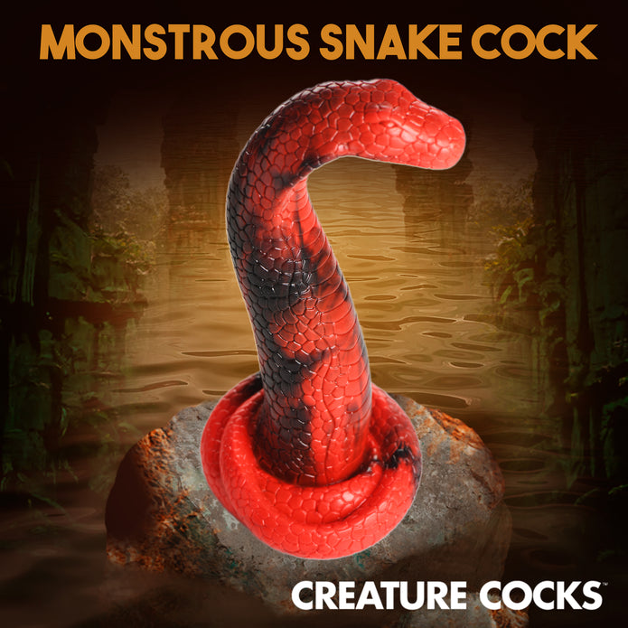 King Cobra Sensual Serpant Snake Fantasy Silicone Dildo | Creature Cocks