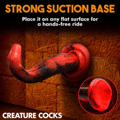 King Cobra Sensual Serpant Snake Fantasy Silicone Dildo | Creature Cocks