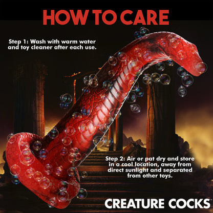 King Cobra Sensual Serpant Snake Fantasy Silicone Dildo | Creature Cocks