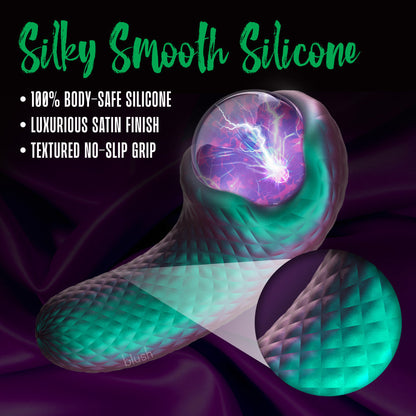 Enchanted Serpent Pulse Vibrator With Mystical Plasma Globe  ♥ Temptasia By Blush®