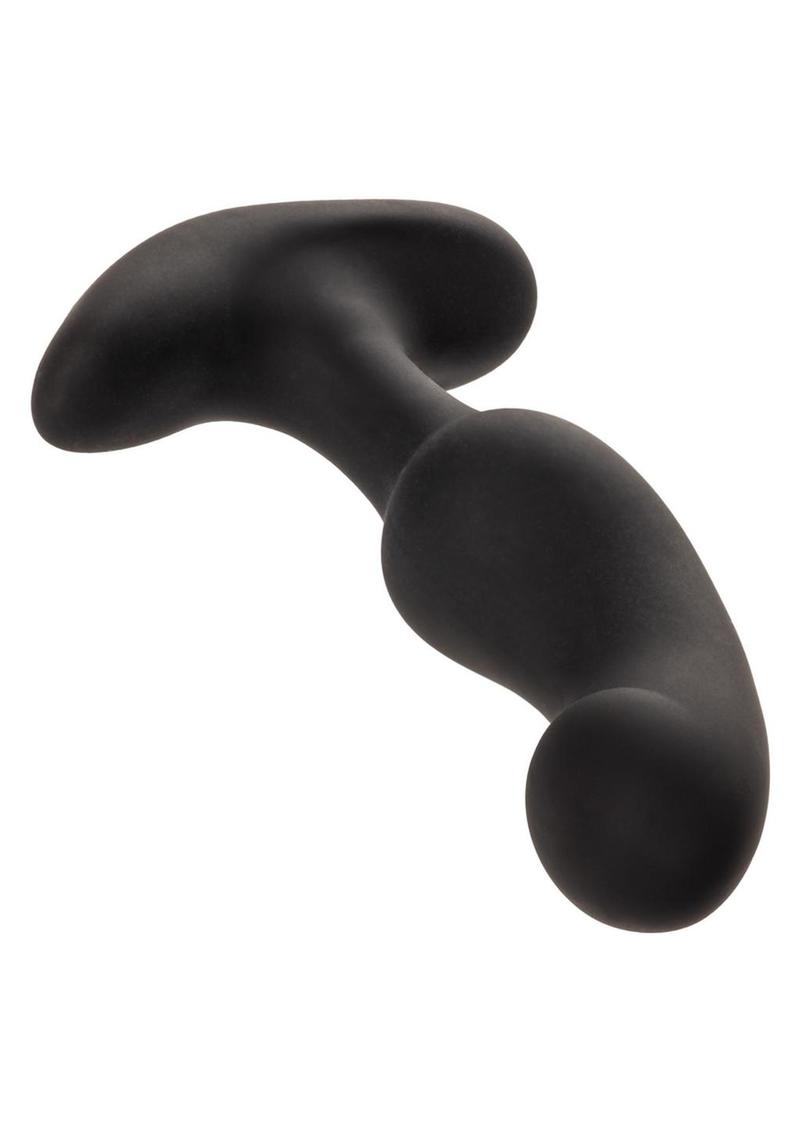 Anal Toys Rechargeable Curved Probe Silicone Anal Stimulator featuring a soft silicone design, comfortable curve for precise stimulation, and 10 vibration modes including pulsation and escalation. Waterproof (IPX7) for shower or bath play, USB rechargeable with a 1-hour charge delivering up to 55 minutes of enjoyment. Includes a memory chip to resume your last-used setting and a travel lock for discreet portability. Perfect for solo or partnered adventures!