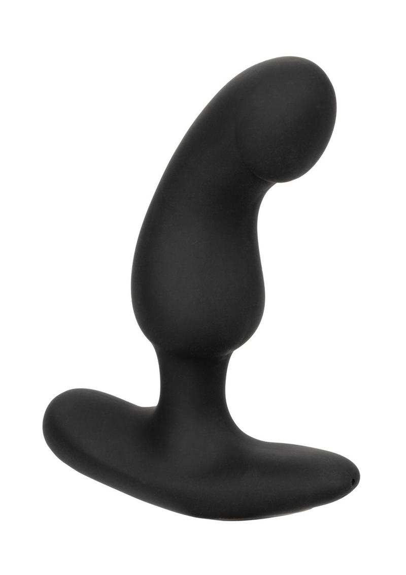 Anal Toys Rechargeable Curved Probe Silicone Anal Stimulator featuring a soft silicone design, comfortable curve for precise stimulation, and 10 vibration modes including pulsation and escalation. Waterproof (IPX7) for shower or bath play, USB rechargeable with a 1-hour charge delivering up to 55 minutes of enjoyment. Includes a memory chip to resume your last-used setting and a travel lock for discreet portability. Perfect for solo or partnered adventures!