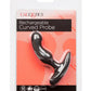 Anal Toys Rechargeable Curved Probe Silicone Anal Stimulator featuring a soft silicone design, comfortable curve for precise stimulation, and 10 vibration modes including pulsation and escalation. Waterproof (IPX7) for shower or bath play, USB rechargeable with a 1-hour charge delivering up to 55 minutes of enjoyment. Includes a memory chip to resume your last-used setting and a travel lock for discreet portability. Perfect for solo or partnered adventures!