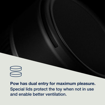 Arcwave Pow manual stroker with Suction Control, CleanTech Silicone, dual entry, and quick-dry ventilation lids.
Keywords: manual stroker, silicone stroker, Suction Control stroker, CleanTech Silicone sleeve, dual-entry stroker, portable male masturbator, hygienic stroker, premium manual stroker, waterproof stroker, natural suction stroker, travel-friendly stroker.