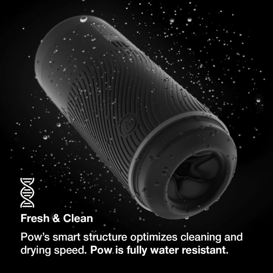 Arcwave Pow manual stroker with Suction Control, CleanTech Silicone, dual entry, and quick-dry ventilation lids.
Keywords: manual stroker, silicone stroker, Suction Control stroker, CleanTech Silicone sleeve, dual-entry stroker, portable male masturbator, hygienic stroker, premium manual stroker, waterproof stroker, natural suction stroker, travel-friendly stroker.