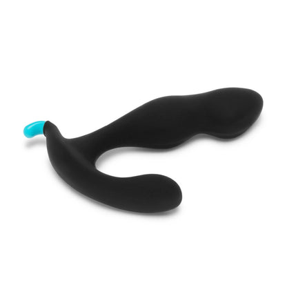 b-Vibe Rocker Plug: Weighted P-spot plug with angled head, rockable base, and external tickler. Hypoallergenic and body-safe