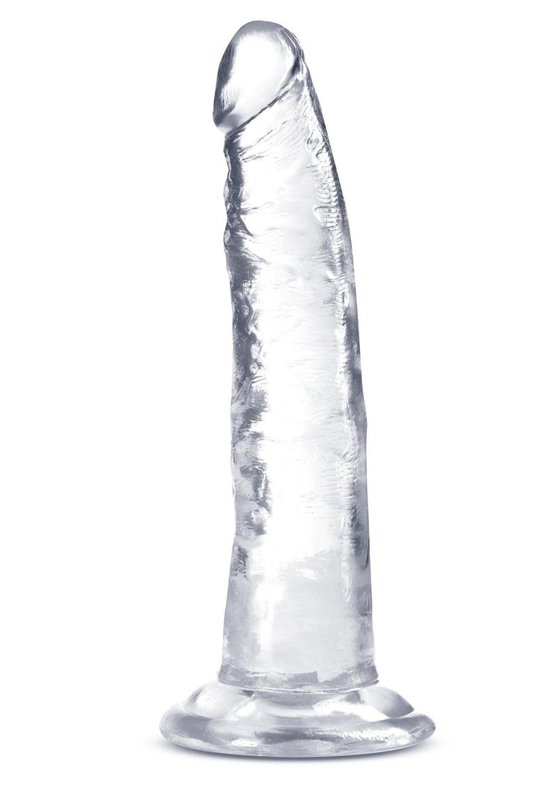 B Yours Plus Lust N' Thrust Realistic Dildo - Clear - 7.5in B Yours Plus Lust n’ Thrust ultra-soft dildo with a curved design, suction cup base, and harness compatibility.
Keywords: ultra-soft dildo, realistic dildo, clear dildo, G-spot dildo, P-spot dildo, suction cup dildo, harness-compatible dildo, body-safe TPE dildo, phthalate-free dildo, transparent dildo, 7-inch dildo.