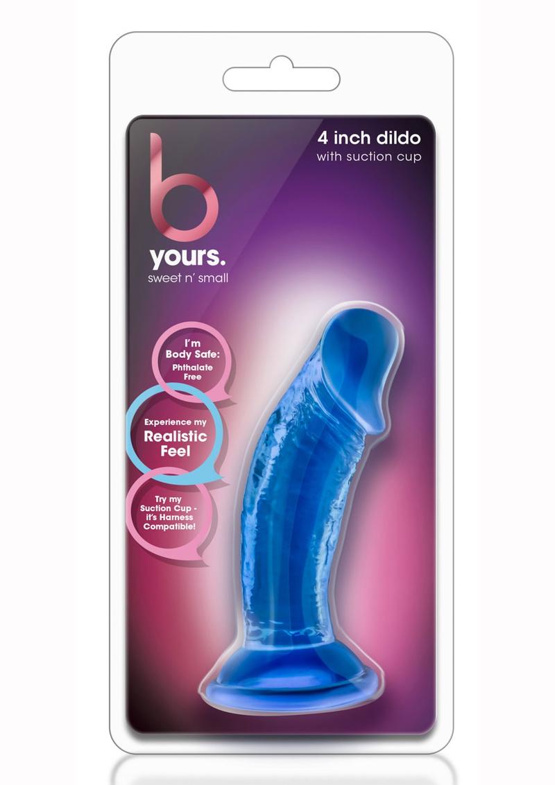 4 or 6 Inch Sweet N' Small Realistic Dildo With Suction Cup Base | B Yours By Blush®