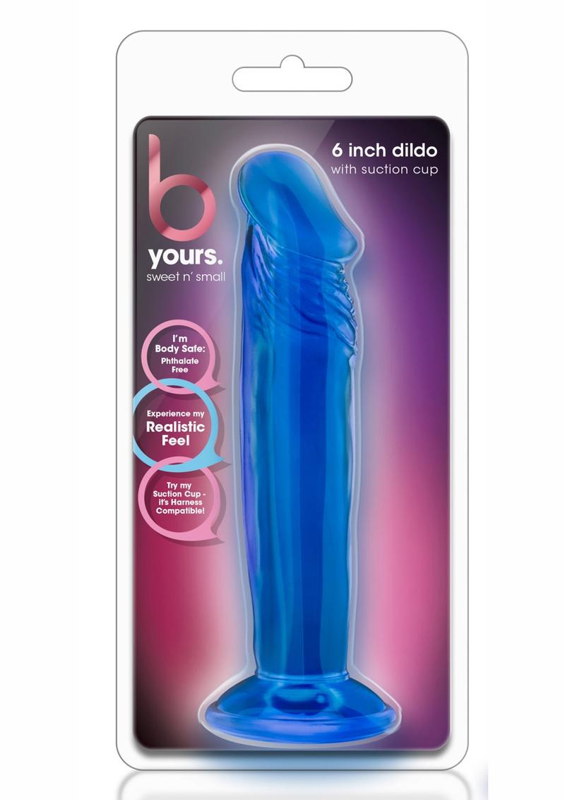 4 or 6 Inch Sweet N' Small Realistic Dildo With Suction Cup Base | B Yours By Blush®