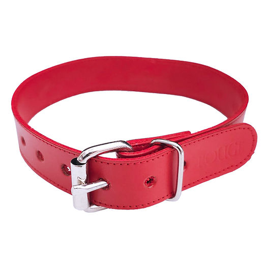 O Ring Studded Adjustable Leather Collar | Rogue