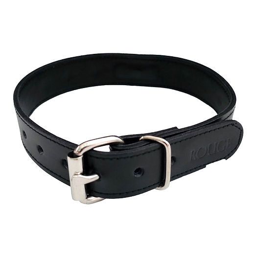 O Ring Studded Adjustable Leather Collar | Rogue