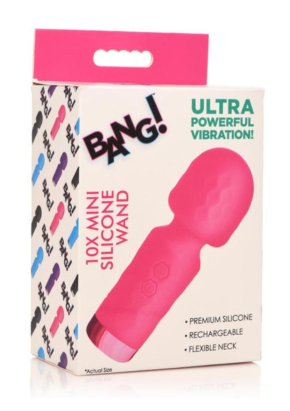 Bang! 10x Mini Waterproof Silicone Rechargeable Wand