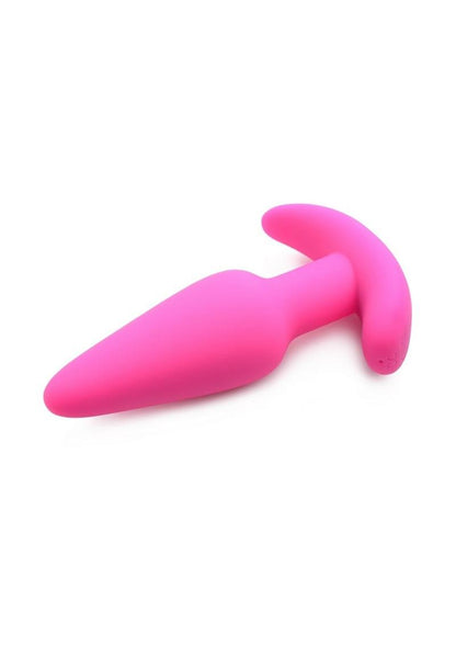 Bang! 21x Vibrating Silicone Rechargeable Butt Plug with Remote Control - Pink