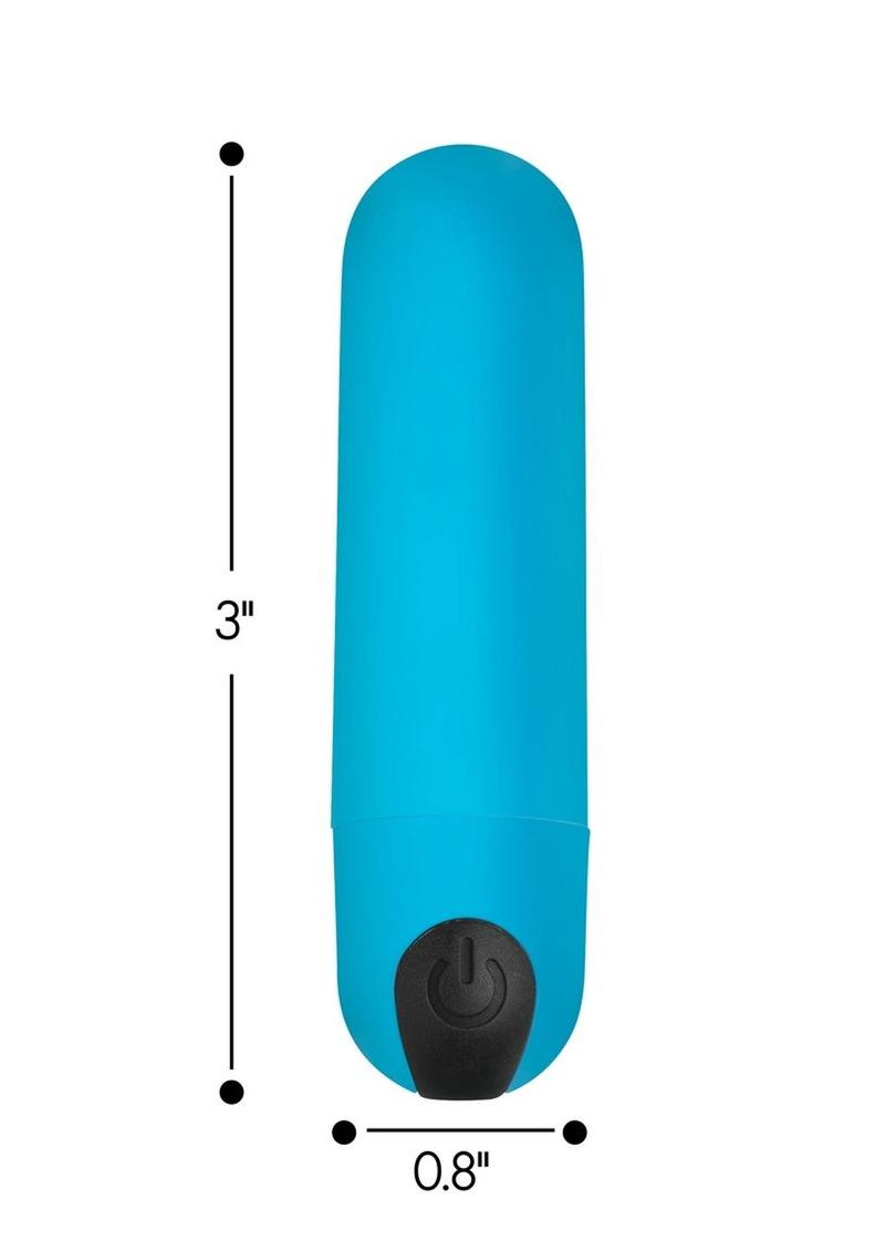 Bang! Vibrating Bullet with Remote Control - Blue Bang Bullet Vibrator with 3 speeds, 7 patterns, wireless remote, and waterproof design.

Keywords: Bang Bullet Vibrator, vibrating bullet, remote control vibrator, compact vibrator, waterproof bullet vibe, rechargeable bullet vibrator, body-safe silicone vibrator, small but powerful vibrator, Bang! sex toys, partner play vibrator.