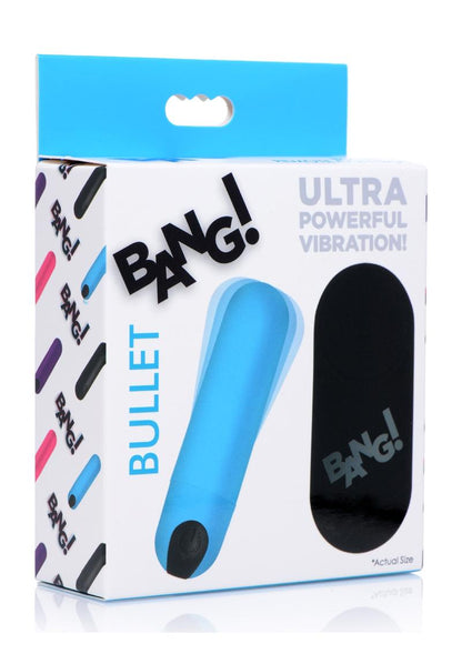 Bang Bullet Vibrator with 3 speeds, 7 patterns, wireless remote, and waterproof design.

Keywords: Bang Bullet Vibrator, vibrating bullet, remote control vibrator, compact vibrator, waterproof bullet vibe, rechargeable bullet vibrator, body-safe silicone vibrator, small but powerful vibrator, Bang! sex toys, partner play vibrator.