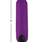 Bang! Vibrating Bullet with Remote Control - Purple Bang Bullet Vibrator with 3 speeds, 7 patterns, wireless remote, and waterproof design.

Keywords: Bang Bullet Vibrator, vibrating bullet, remote control vibrator, compact vibrator, waterproof bullet vibe, rechargeable bullet vibrator, body-safe silicone vibrator, small but powerful vibrator, Bang! sex toys, partner play vibrator.