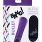 Bang Bullet Vibrator with 3 speeds, 7 patterns, wireless remote, and waterproof design.

Keywords: Bang Bullet Vibrator, vibrating bullet, remote control vibrator, compact vibrator, waterproof bullet vibe, rechargeable bullet vibrator, body-safe silicone vibrator, small but powerful vibrator, Bang! sex toys, partner play vibrator.