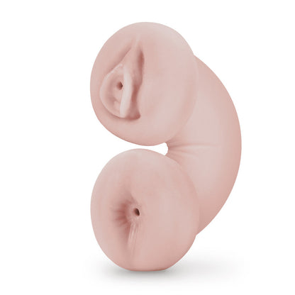 Beige male masturbator with ribbed pussy and ass openings, self-lubricating material, and glow-in-the-dark feature for lifelike sensations.
Keywords: male stroker, Tasha masturbator, ribbed orifices, pussy and ass stroker, X5® Plus material, self-lubricating stroker, glow-in-the-dark masturbator, open-ended design, lifelike texture, compact male toy, portable masturbator, realistic male toy