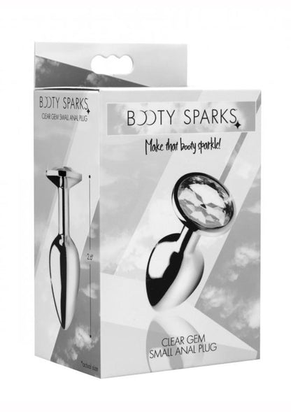 Nickel Free Clear Gem Anal Plug | Booty Sparks