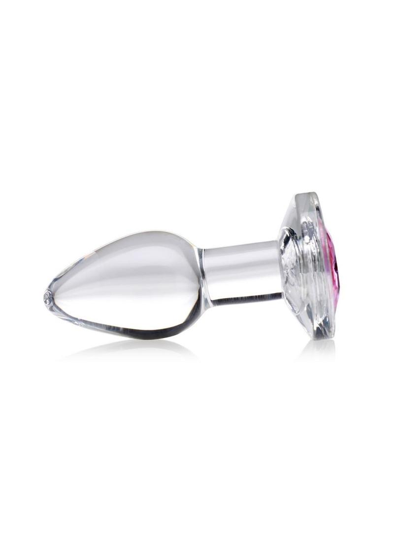 Pink Gem Glass Anal Plug | Small, Medium, or Large | Booty Sparks